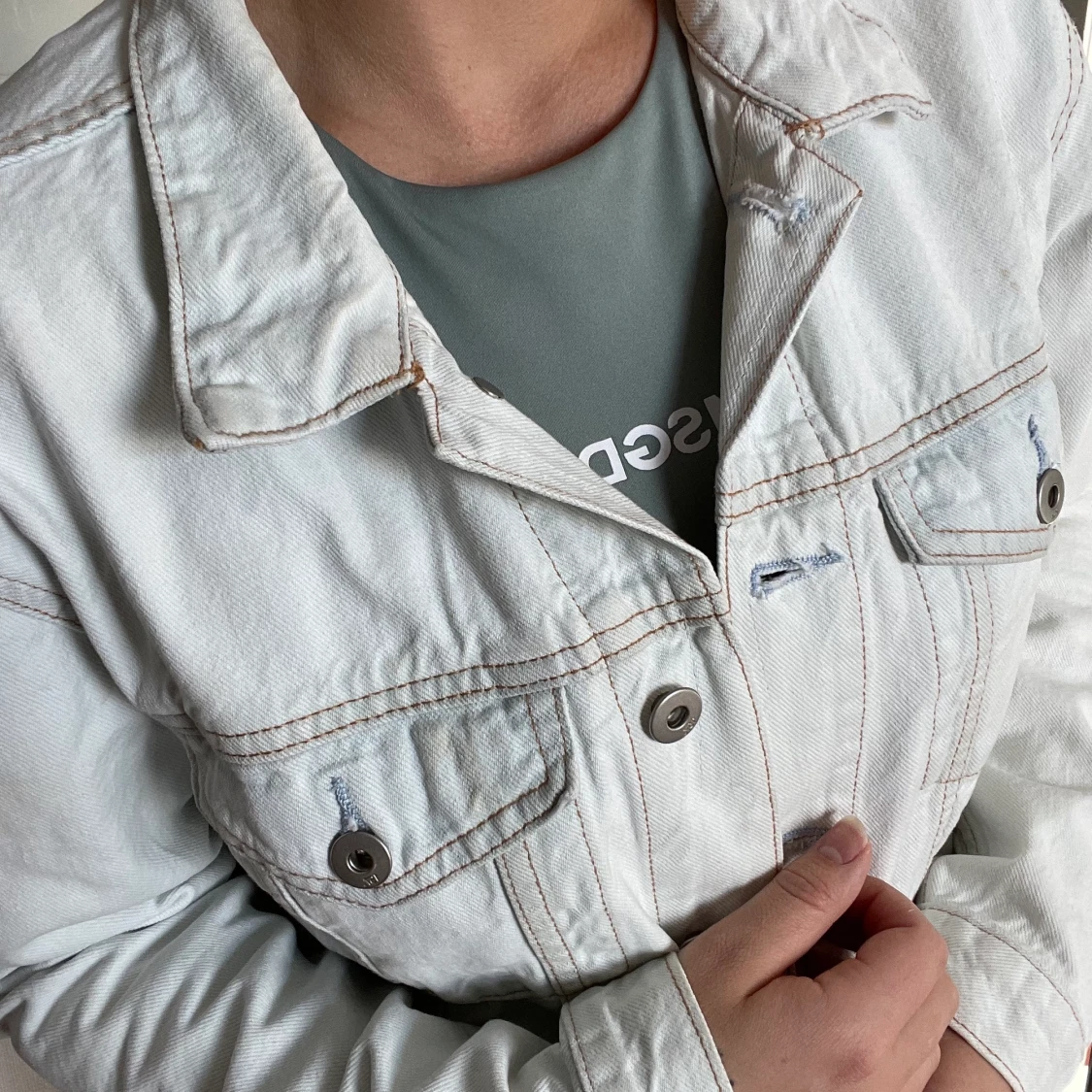 Ljusblå jeansjacka  - 91