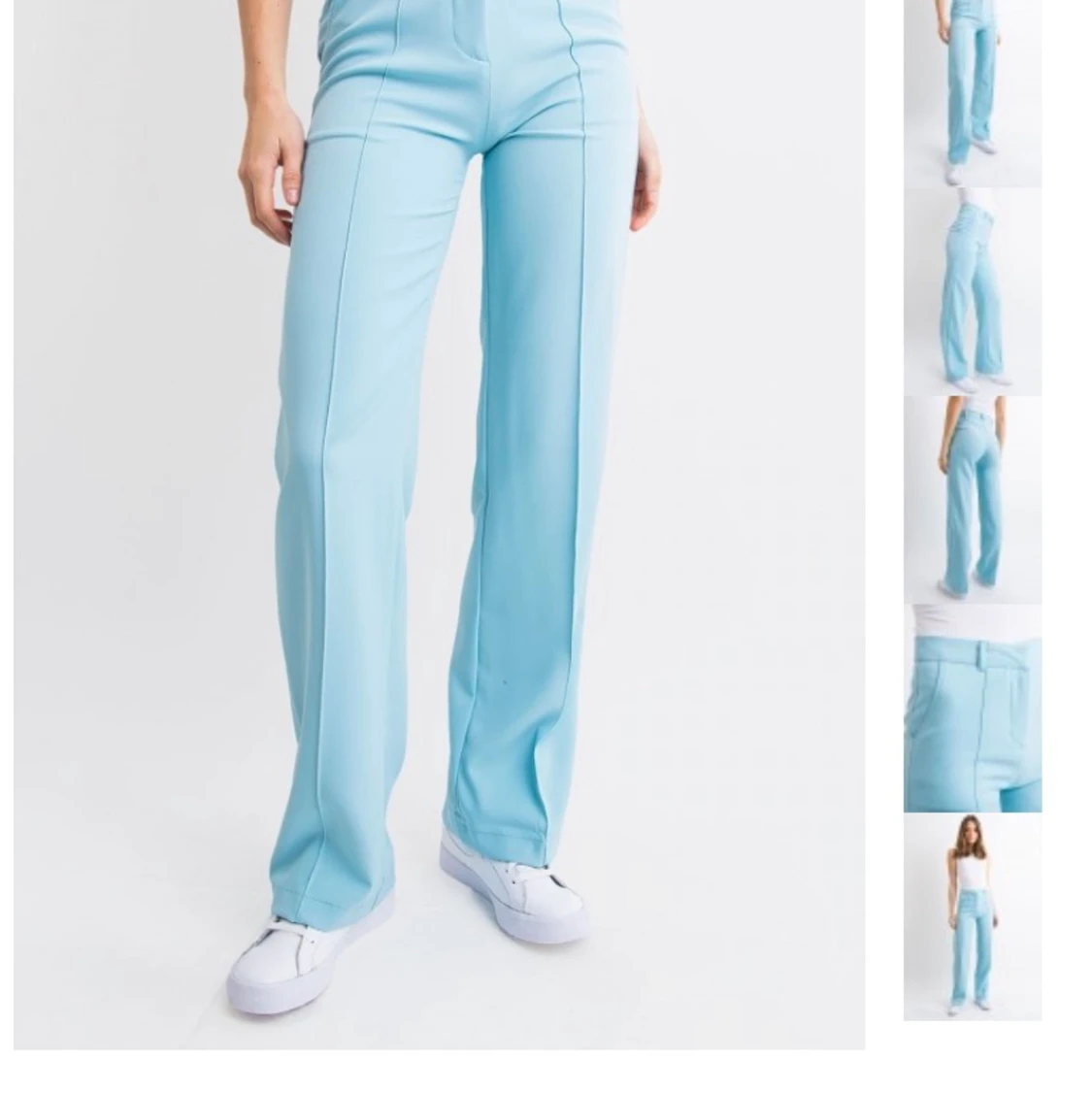 Nya kostymbyxor prislapp finns