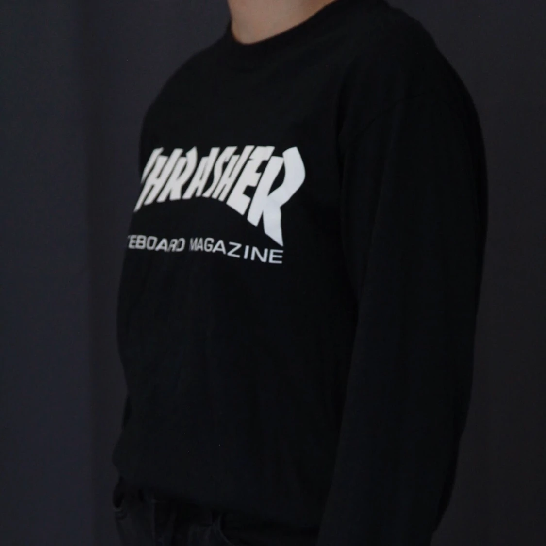 Långärmad Thrasher tröja  - 90