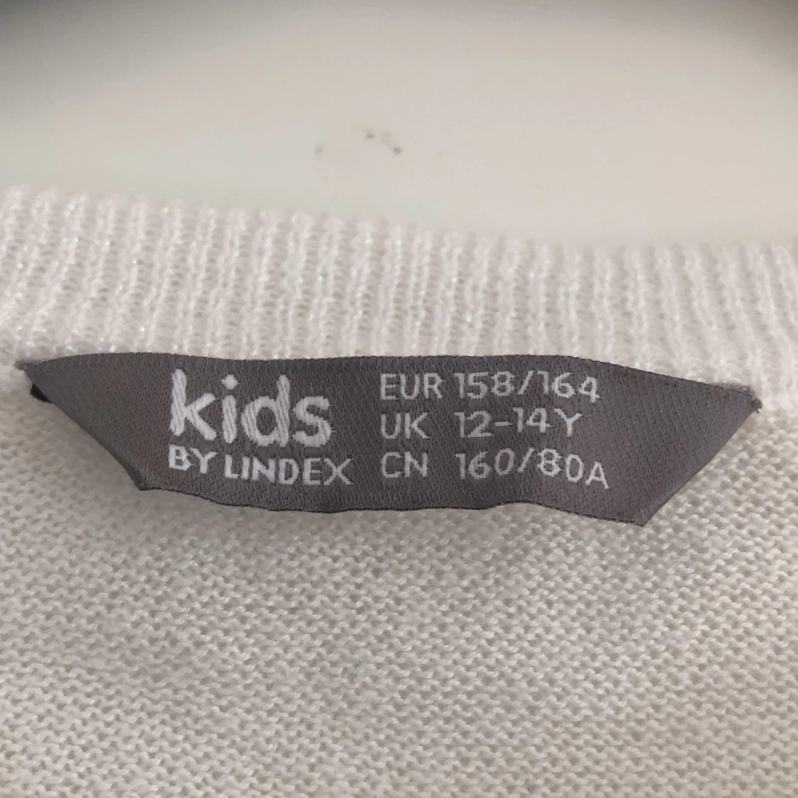 Vit finstickad bolero från Lindex - 90