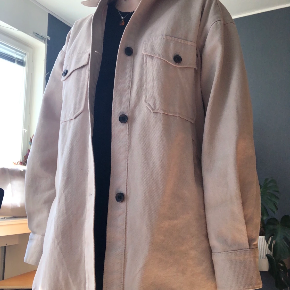 Oversized vårjacka - 91