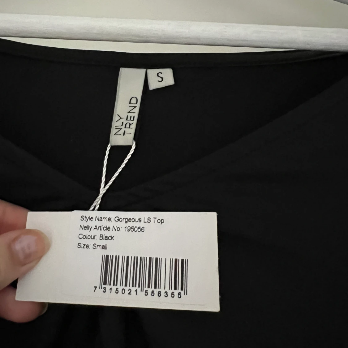 Svart topp, Small - 90