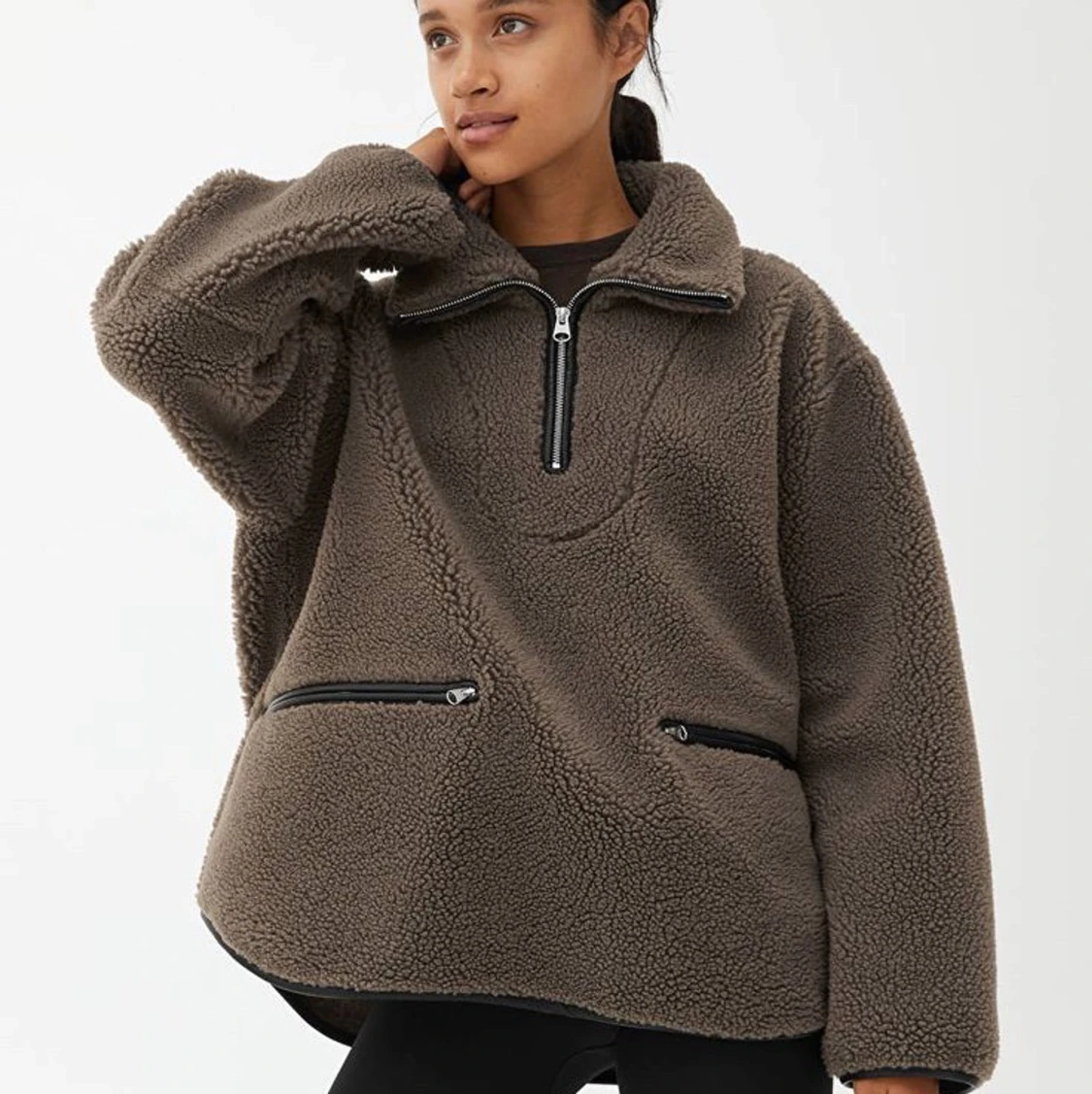 arket pile jacket  - 90