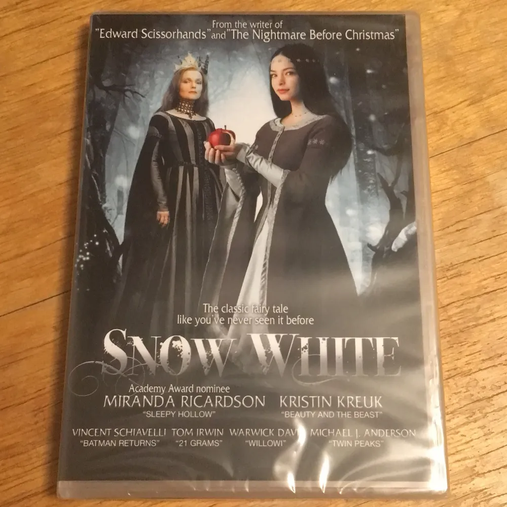 Snow white på dvd, inplastad . Övrigt.