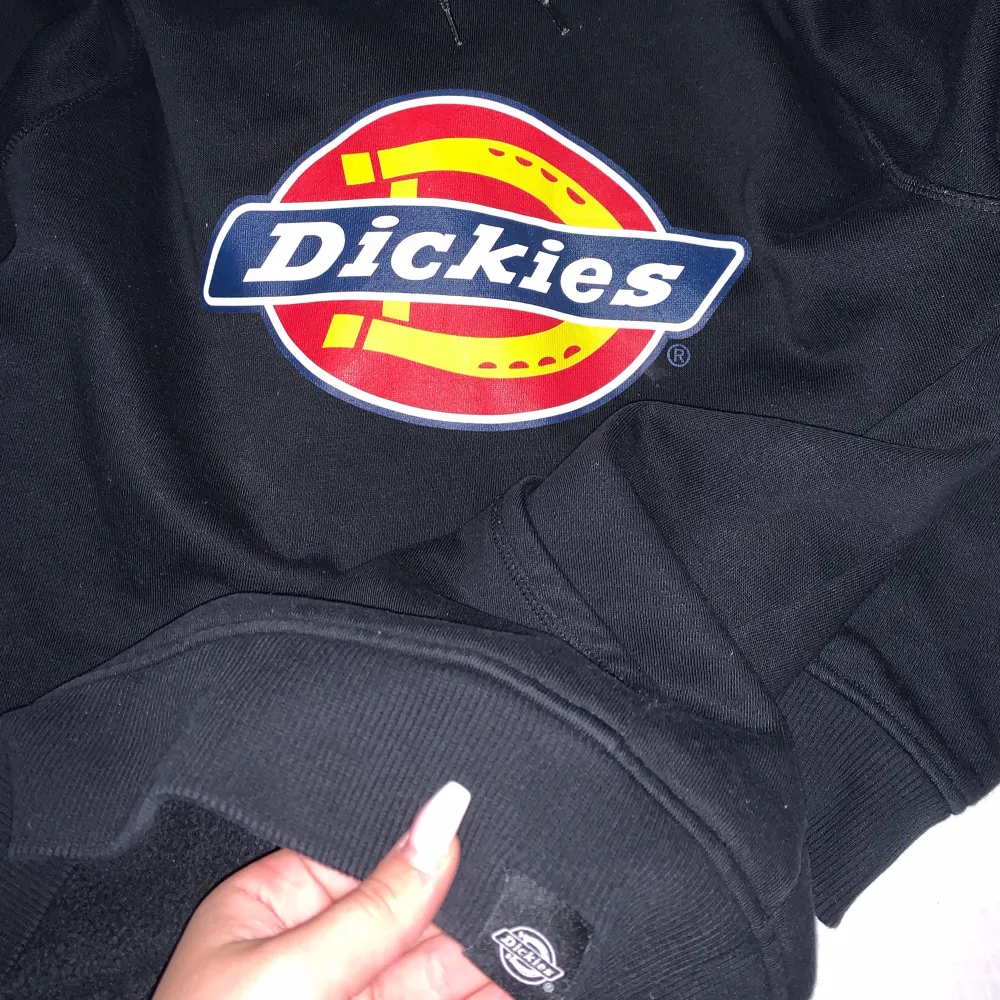 Dickies hoodie från Carlings i stl S men passar M också, använd fåtal gånger, köpt för 749. Tröjor & Koftor.
