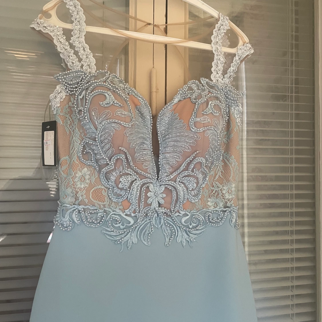 Festlig klänning i en fin blå färg. - 90