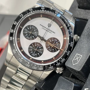 Pagani Rolex Daytona Paul newman HOMAGE - Rolex Daytona Paul newman Homage Gerdigen klocka för pengarna Seiko WK63 urverk Safirglas  Skruvade länkar Solida endlänkar  Box,papper,putsduk 