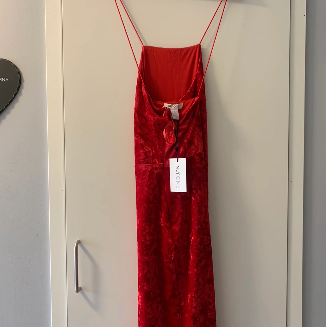 Röd klänning  - 90
