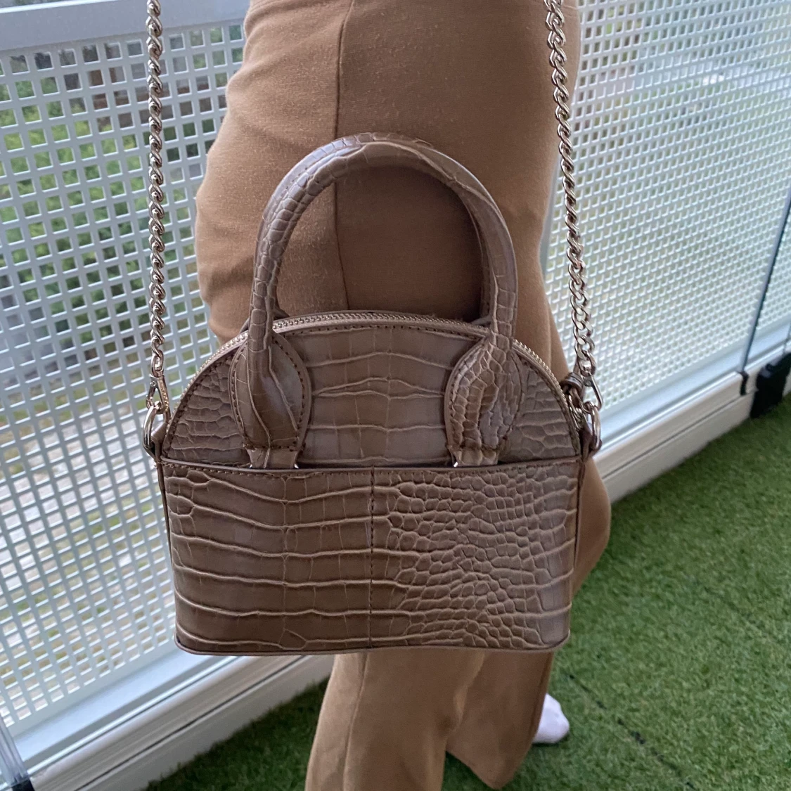 Brun zara väska - 90