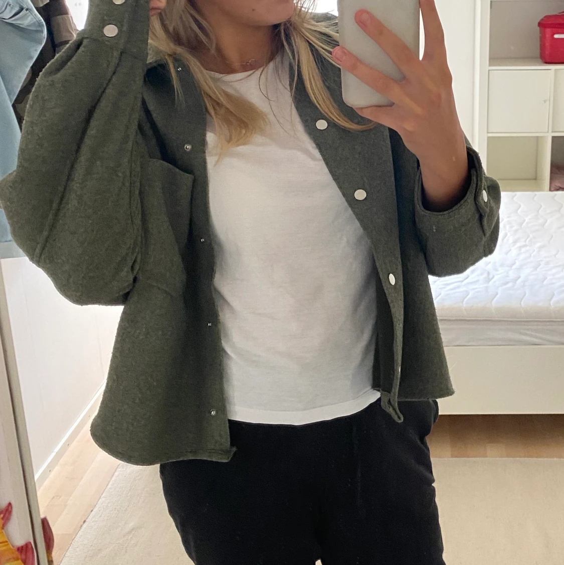 Superhärlig grön höst jacka! 