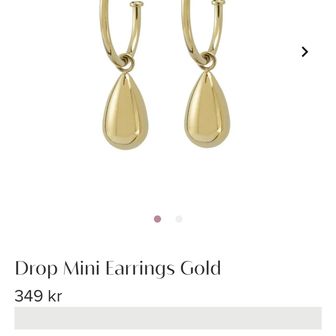 Edblad Drop Mini Earrings Gold - 90
