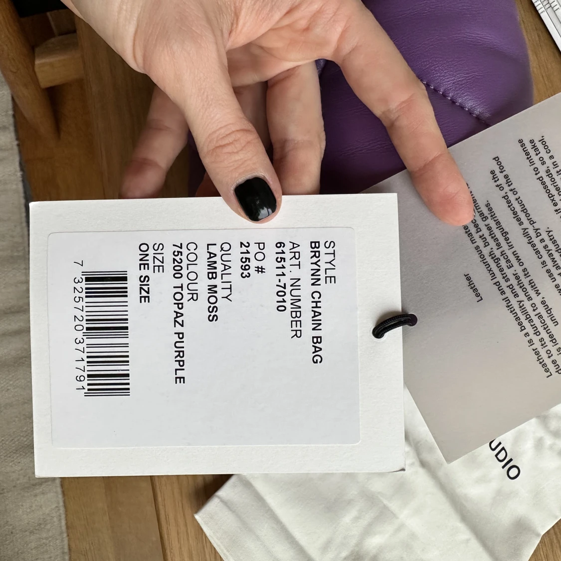 Stand studio handväska  - 91