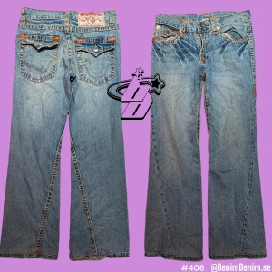 true religion jeans  - True Religion jeans  size on tag, 34/34  Ytterben, 106cm  Innerben, 82cm  midja (rakt över), 40cm  (modell 180cm)
