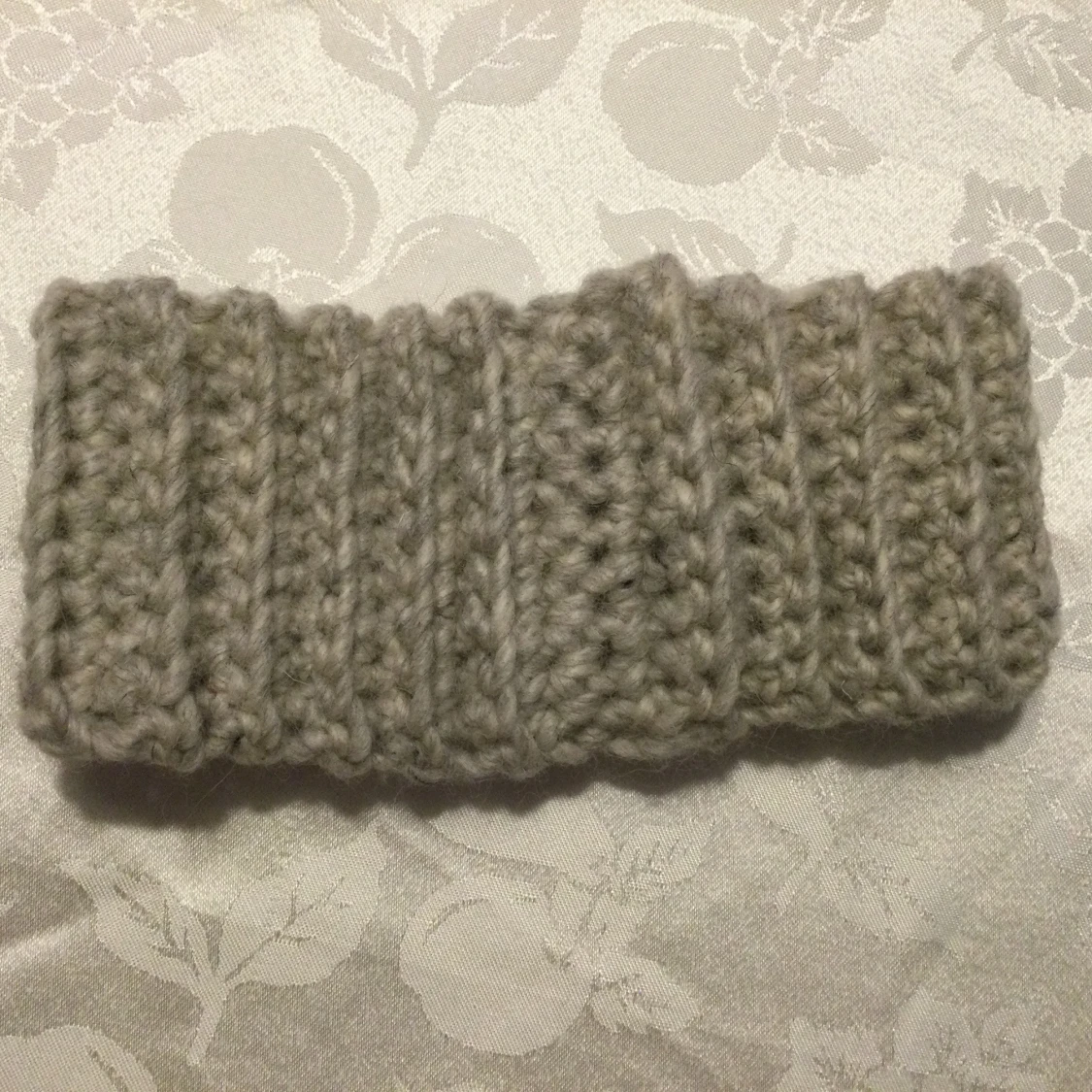 Virkade Öronvärmare Grå - 90