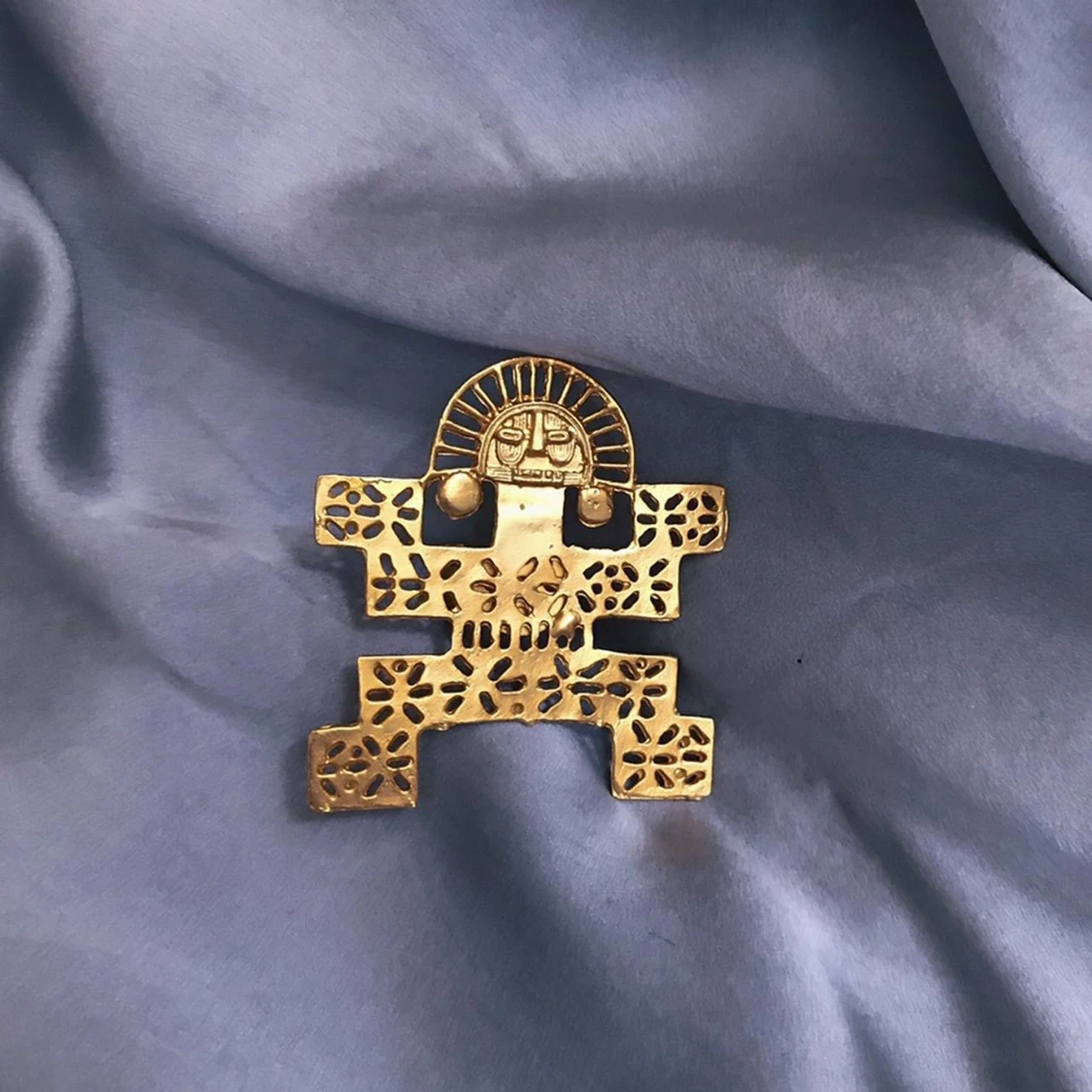 Handcrafted Precolombian Style Cocktail Ring - 91