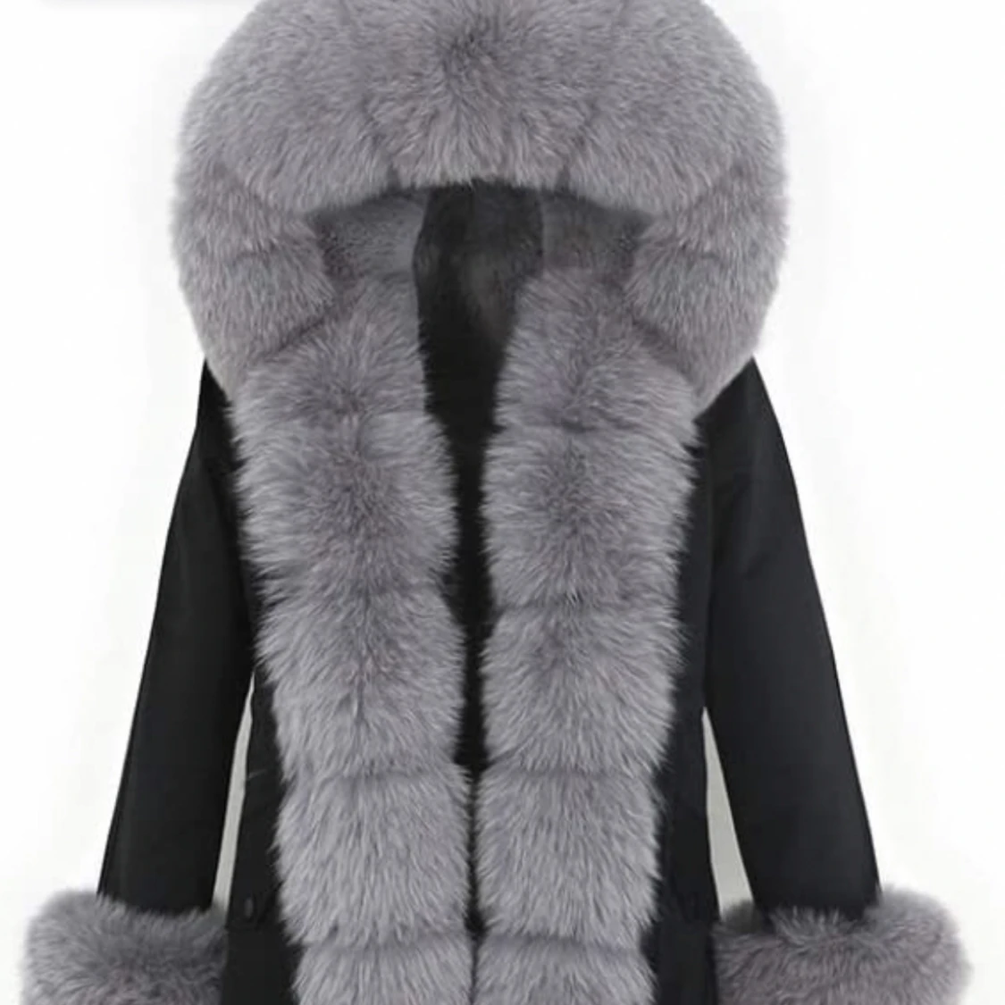 Fatima Parkas med äkta päls