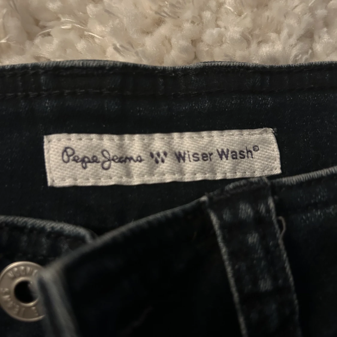 Mörkblå lågmidjade pepe jeans - 91