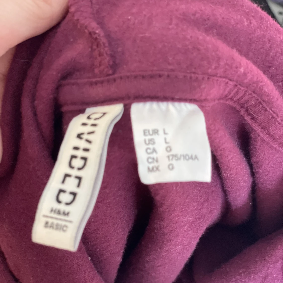 Hoodie i storlek 5 - 90