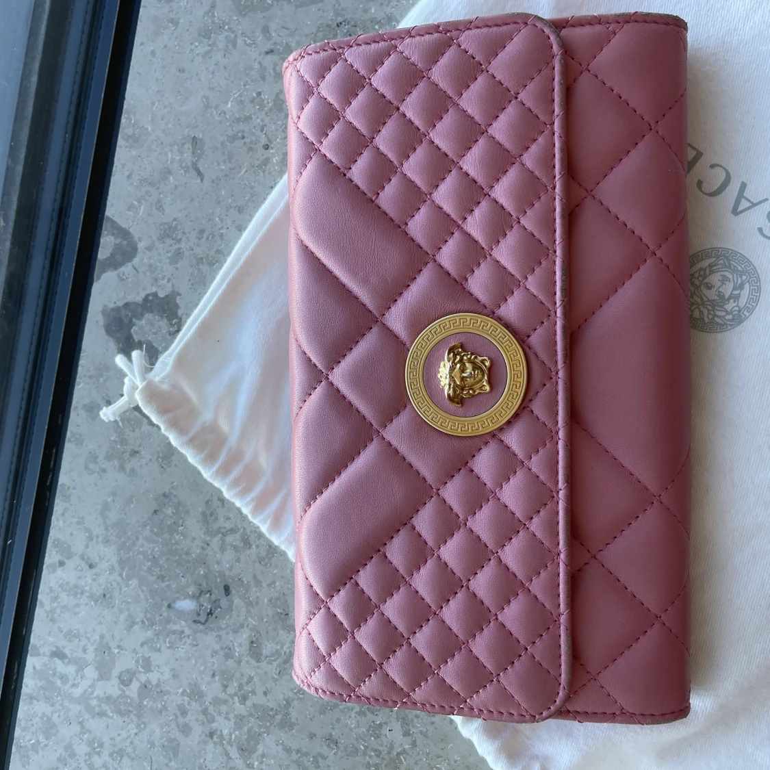 Bersace Chain-Link Leather Crossbody - 90