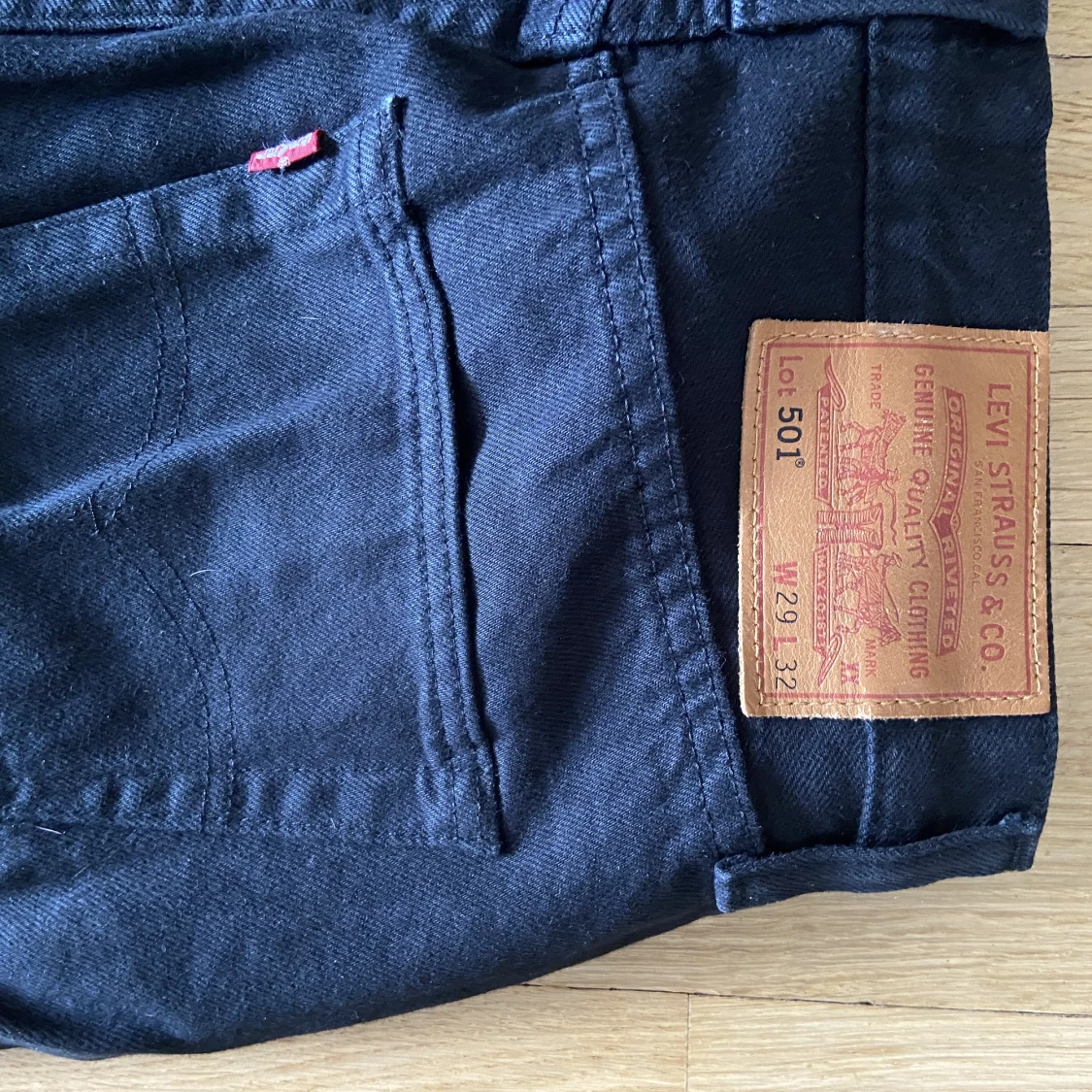 Levis 501 svart - 90