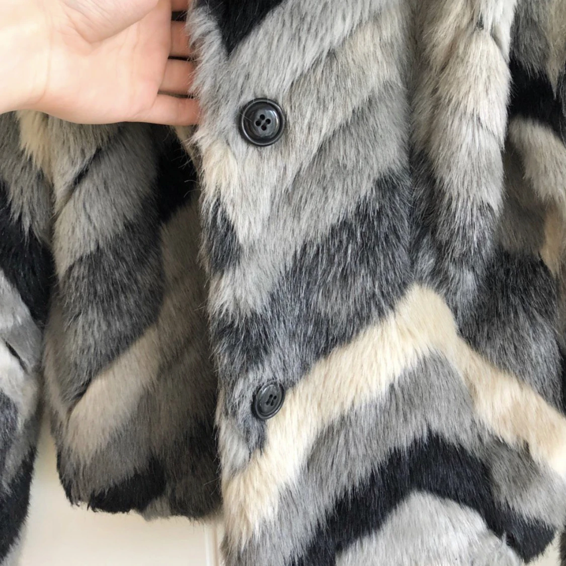 Faux Fur Jacka - 91