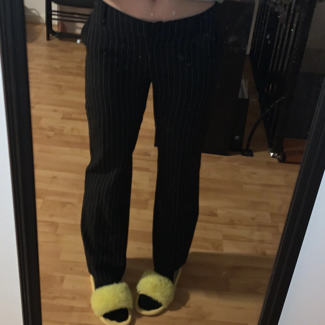 Lågmidjade kostymbyxor 