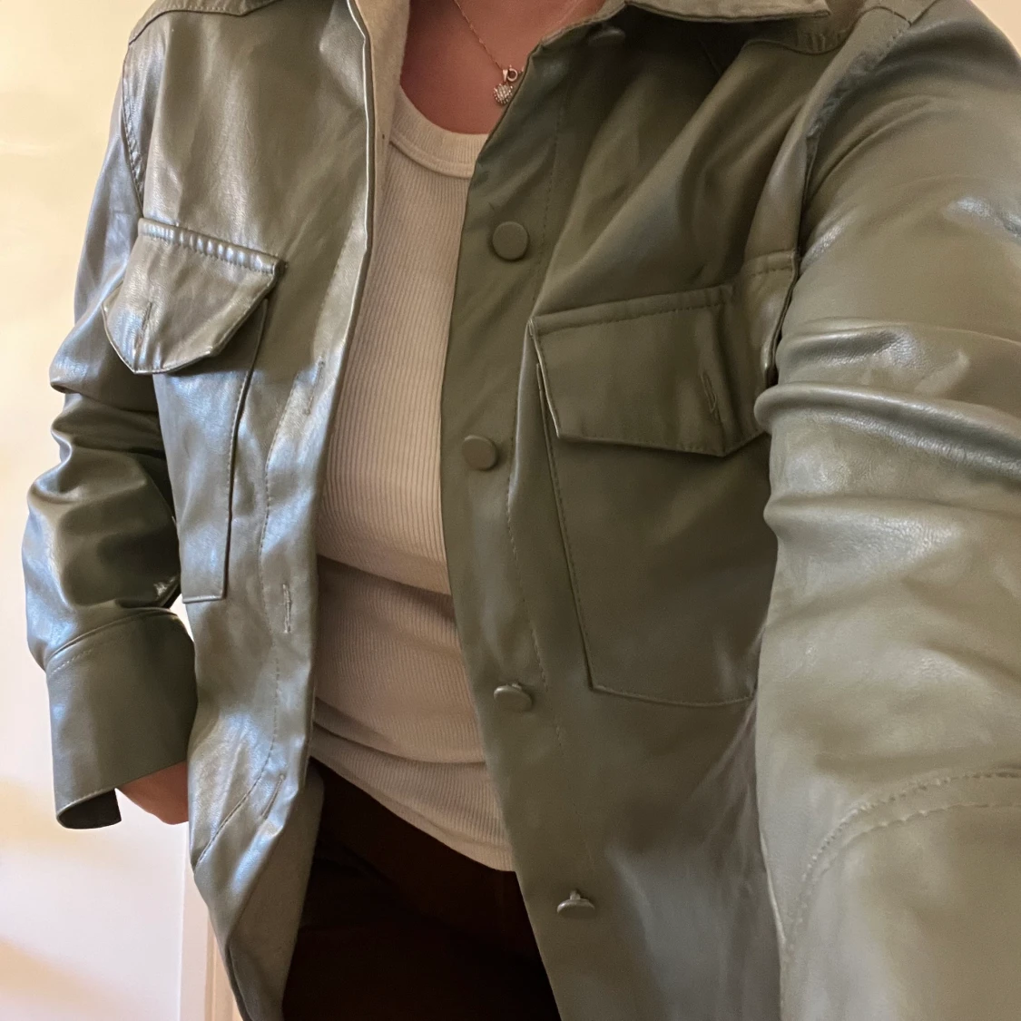 Jacka i skinnimitation  - 90