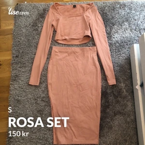 Rosa set - Använd 1 gång 