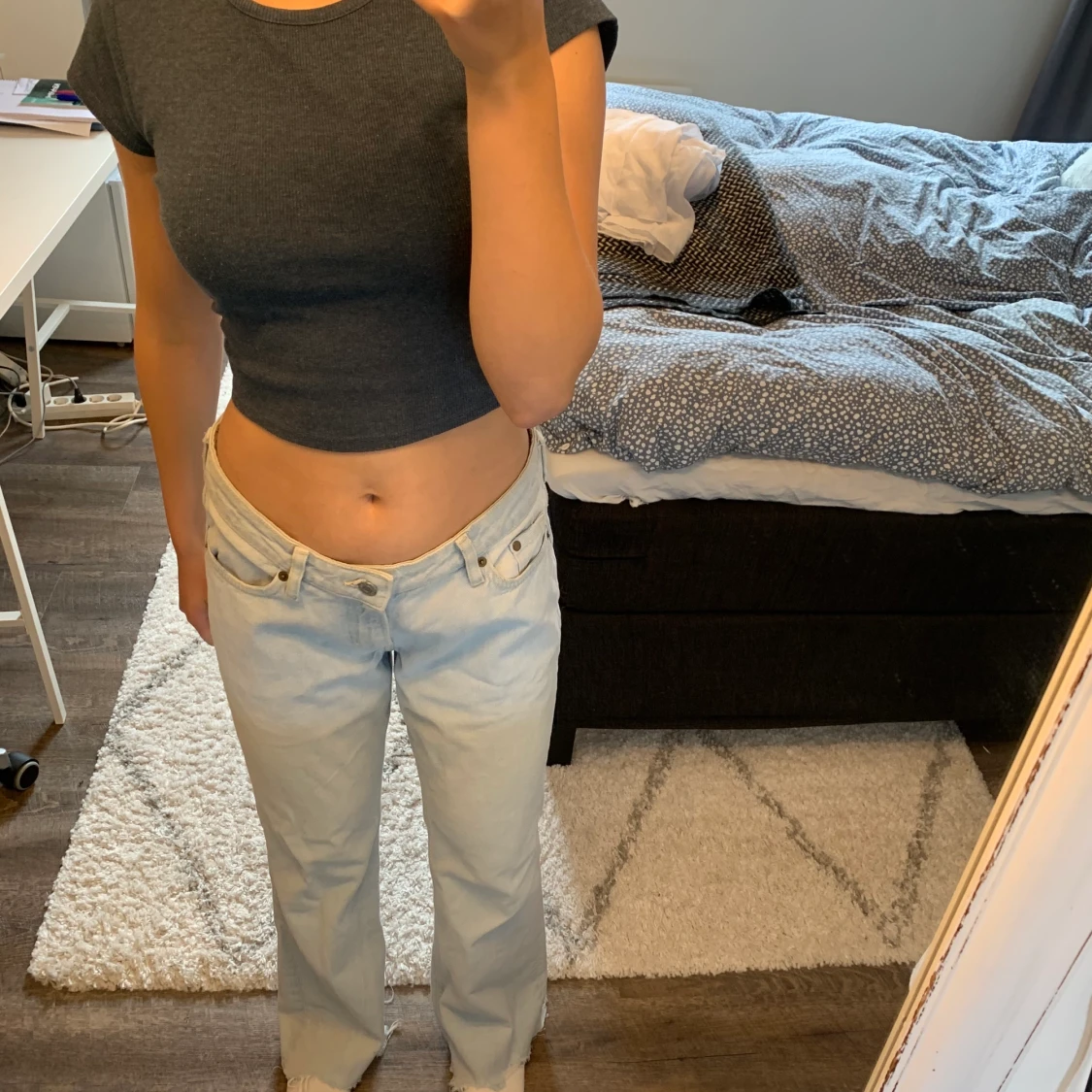 Lågmidjade jeans  - 90