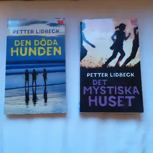 2 st novellböcker av Petter Lidbeck. Båda för 20 kr.