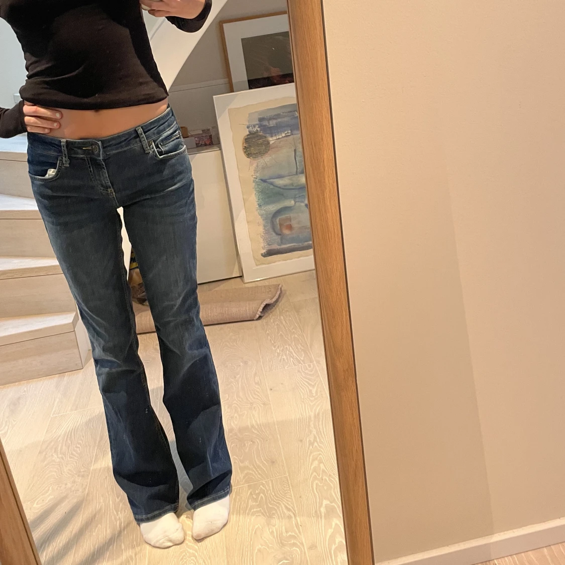 lågmidjade bootcut från zara - 90