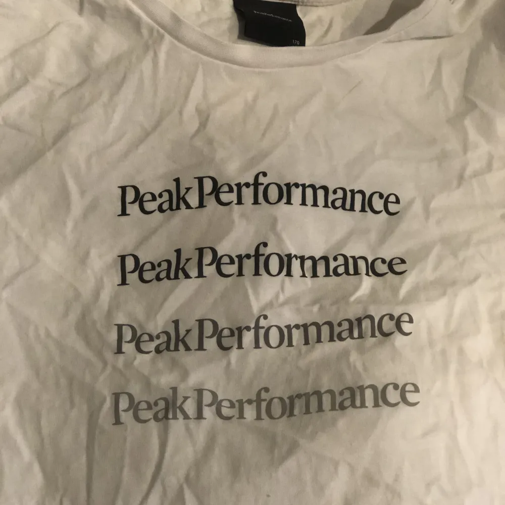 Helt oanvänd t shirt från Peak Performance. Storlek 170. T-shirts.