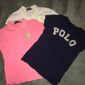 Ralph Lauren - 3 kortärmade fina t-shirts i perfekt skick, pangpris!