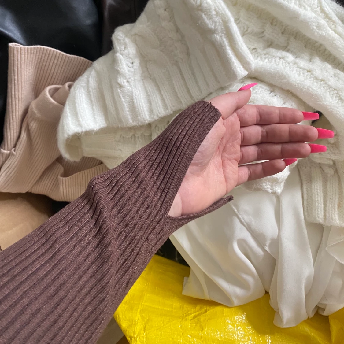 Stickad klänning - 90