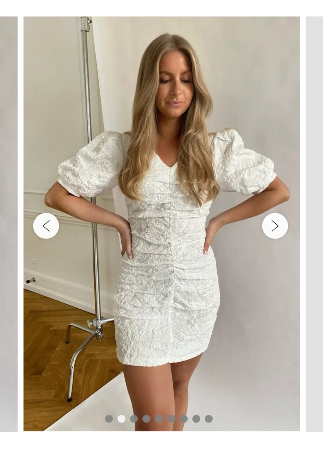 Vit klänning  - 90