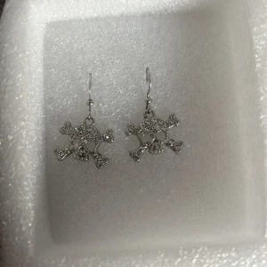 Dödskalle örhängen  - Fina döskalle örhängen, inget fel på. Dem är inte så använda. 