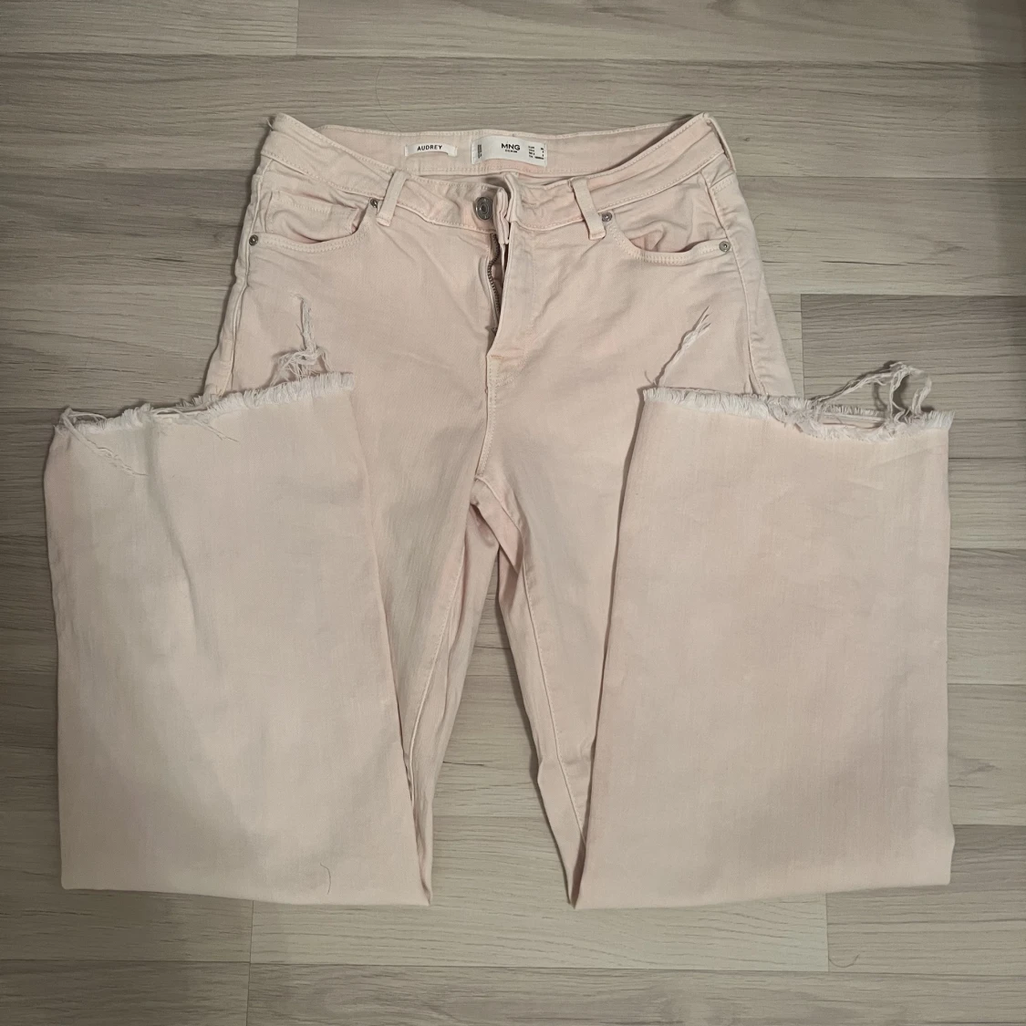 Straight Leg Pink Jeans