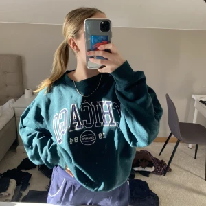 Sweatshirt  - Sweatshirt från bikbok, jättesnygg med bra material och använd ungefär 1-2 gånger. Nästan som ny. Köpt för 450kr säljer för 200kr. 