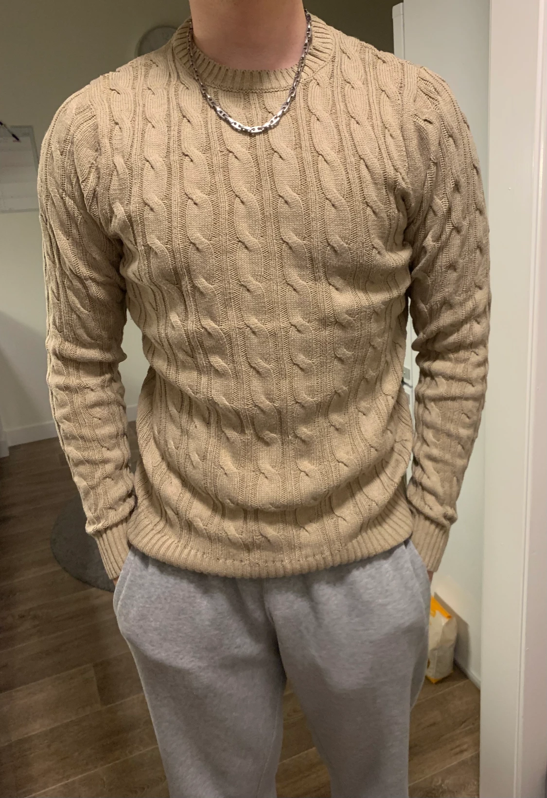 Stickad Bommulströja