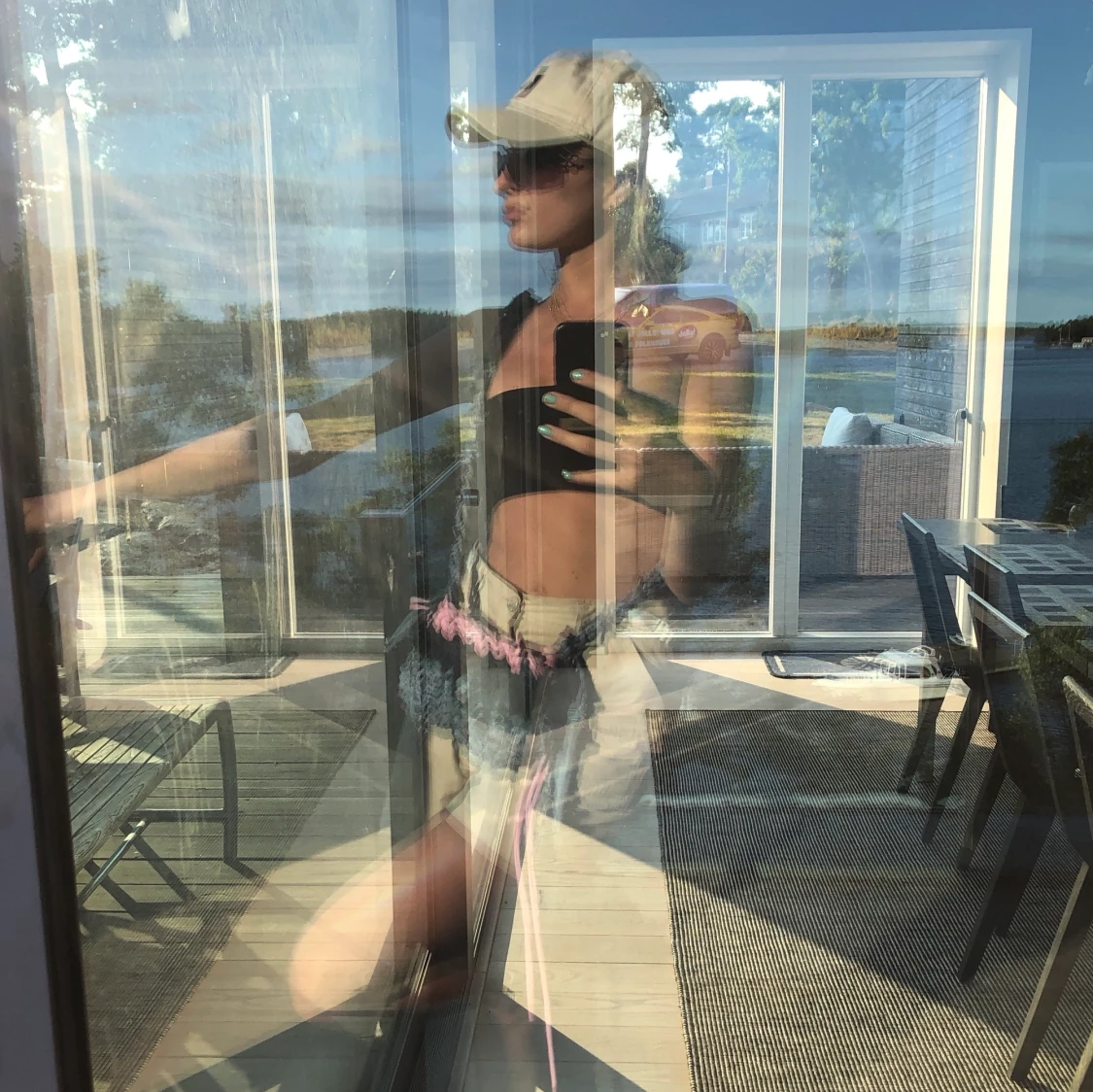 RECYCLED bag ~ Denim&Bbypink - 91