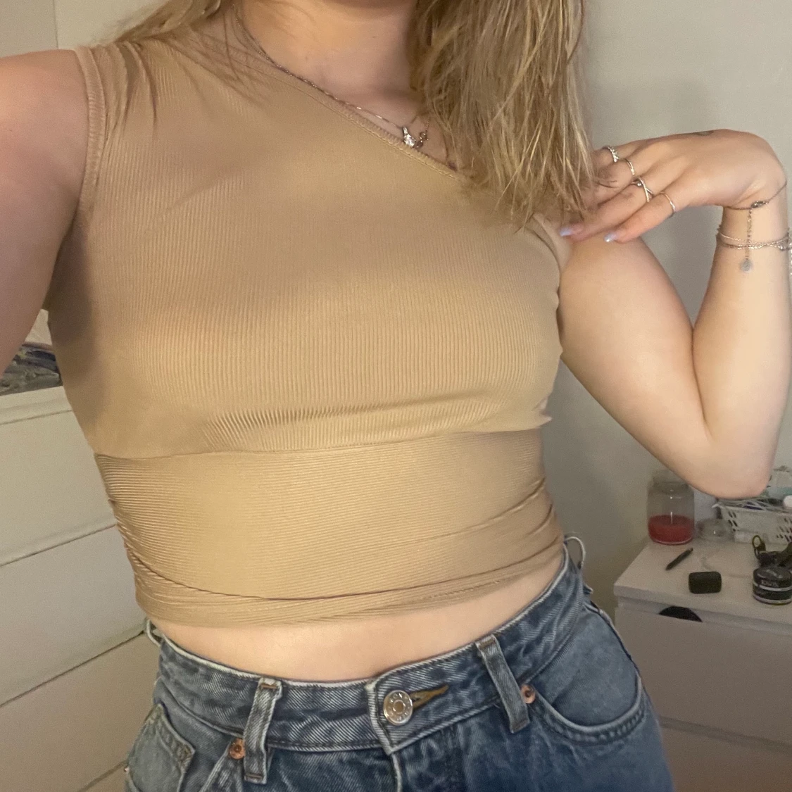 oneshoulder tröja - 91