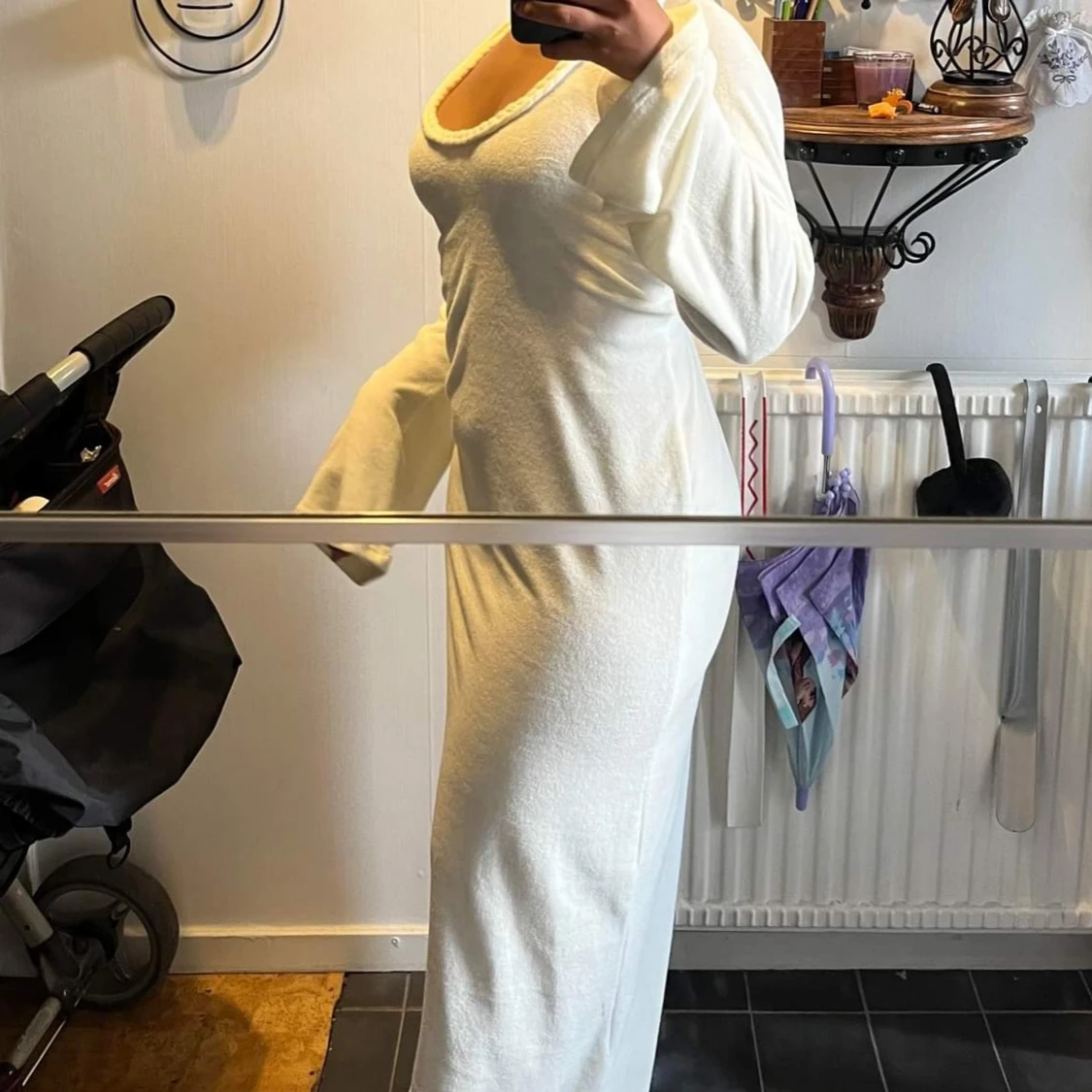 Vit sommrigklänning - 91