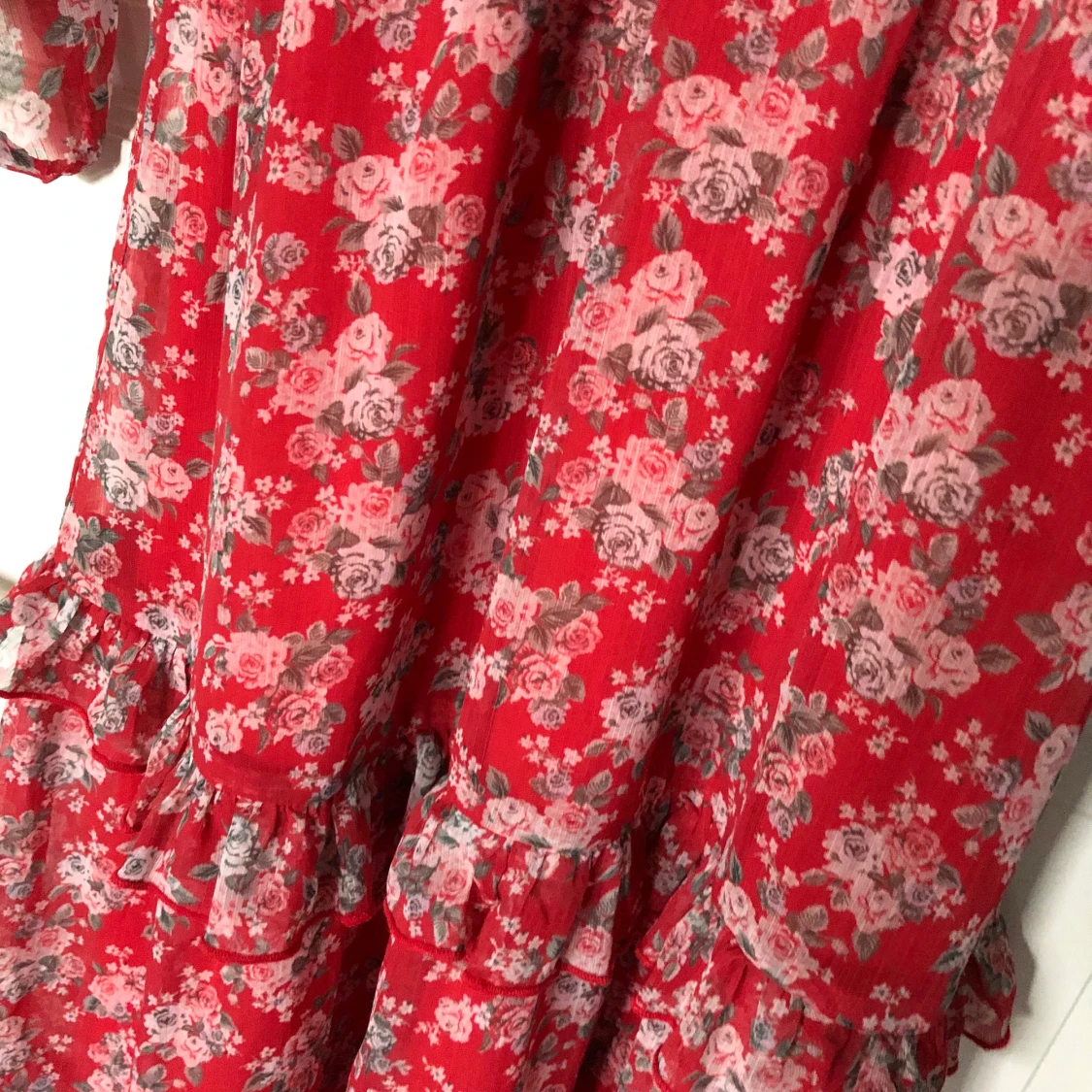 Klänning röd  - 90