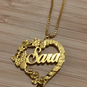 Halsband  - 18k gold plated necklace, waterproof 28 cm 