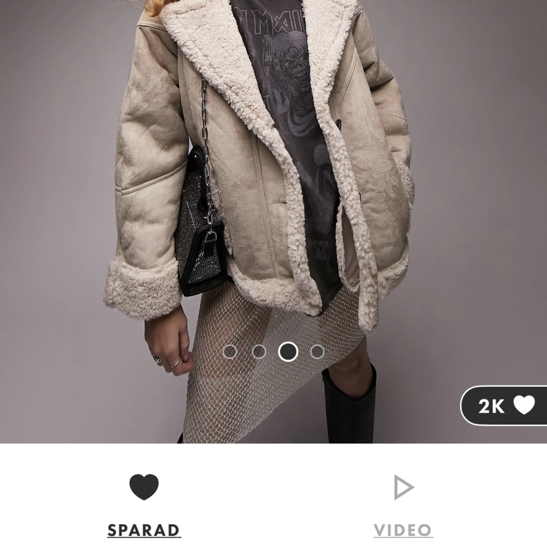 Fårskinnsimitations Jacka - 91