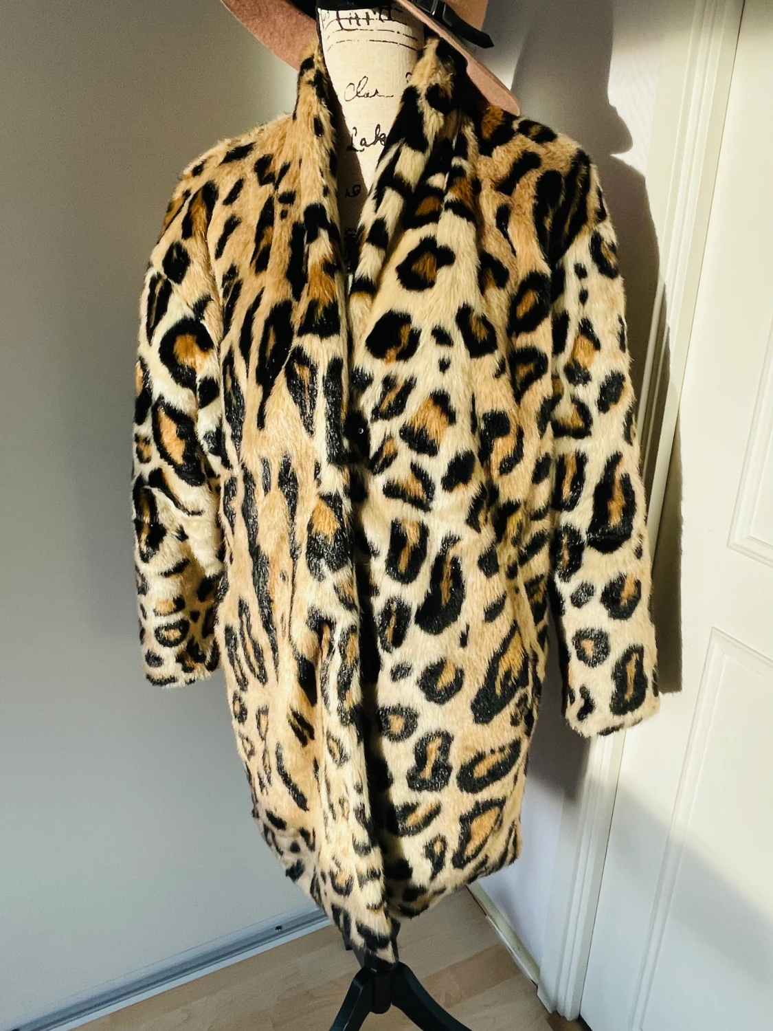 Lyxigt jackan i fuskpäls St. S