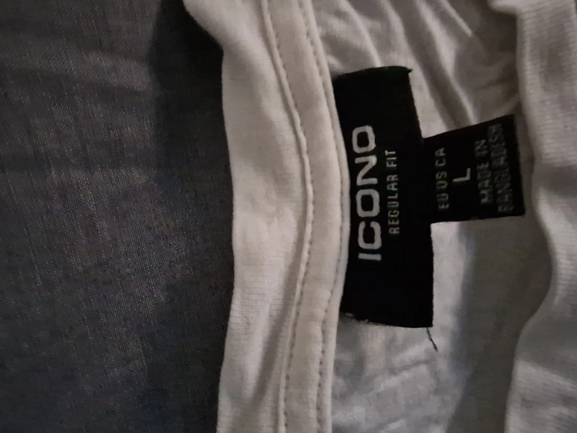 Icono svart och vit t-shirt - 90