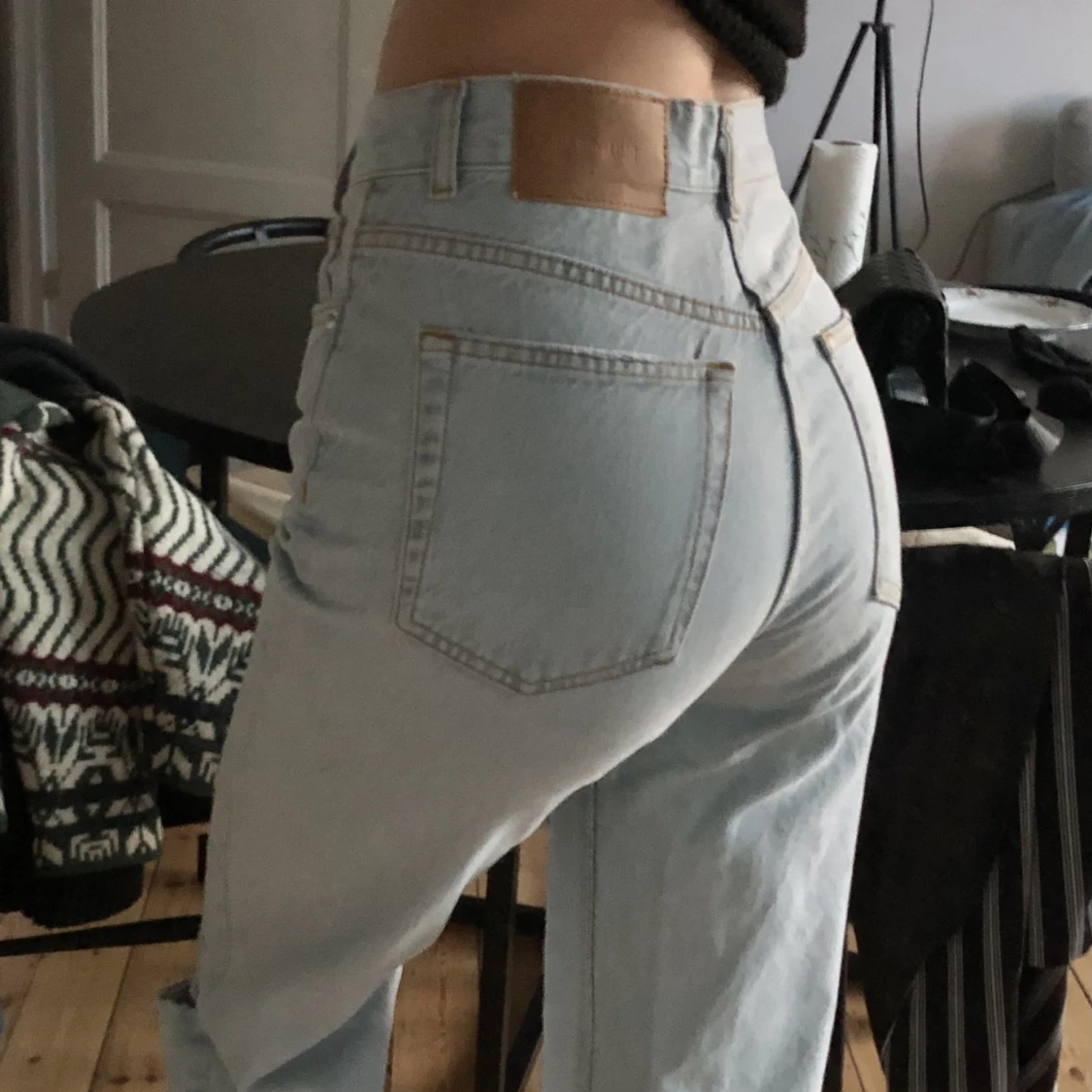 Ljusa långa jeans - 90