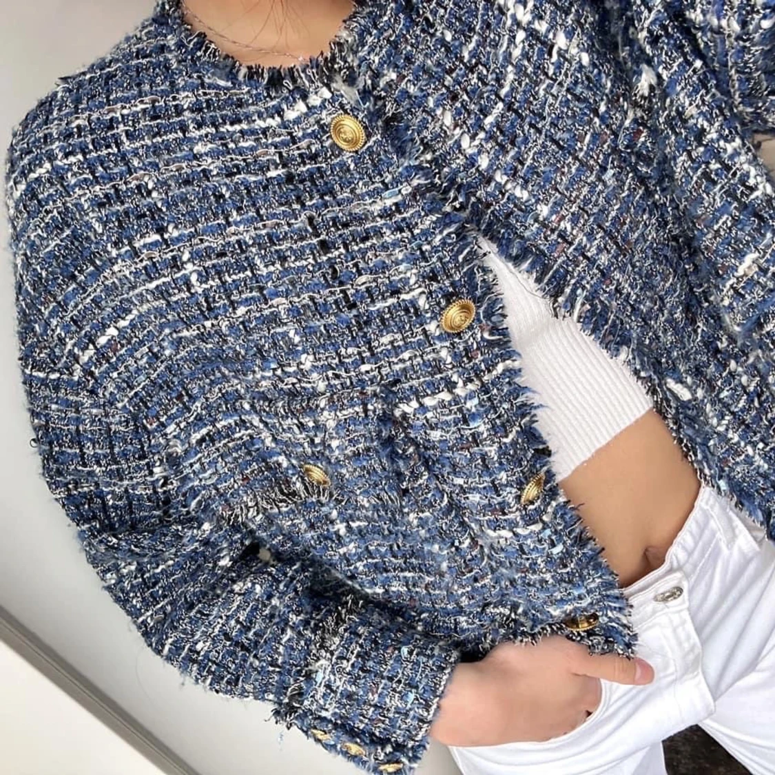 Tweed kofta/Jacka - 90