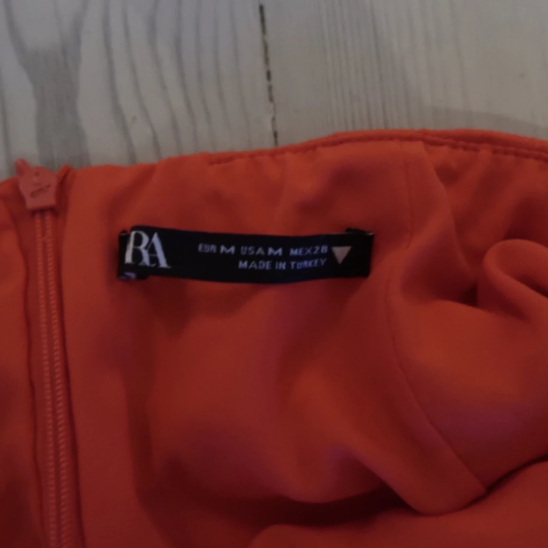 Röd/coral sommarklänning - 91